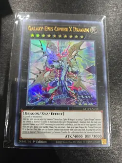 Galaxy-Eyes Cipher X Dragon GFTP-EN011 Ultra Rare 1st Edition NM Yugioh - Image 1