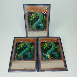 YuGiOh! Thunder Dragon LCKC-EN067 Ultra Rare x3 PLAYSET Unlimited NM - Image 1