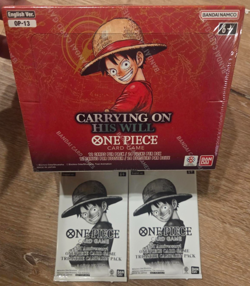 One Piece - OP13 English Sealed Booster Box & 2X Treasure Pack Bundle - Image 1