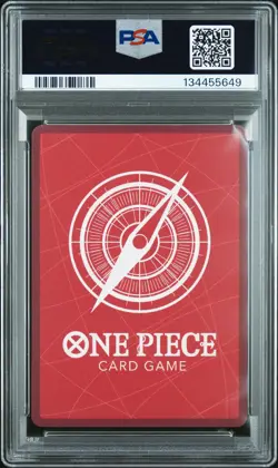 2025 ONE PIECE PROMOS PSA MAGAZINE EXCLUSIVE #001 SHANKS PSA 10 - Image 2
