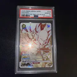Union Arena One Punch Man Saitama Rare Battle 2nd-4th Place Promo Psa 10 - Image 2