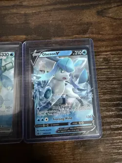 Pokemon TCG Holo Card Lot – Vaporeon V, Blastoise GX, Glaceon V – 3 Cards - Image 4