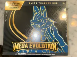 Pokemon TCG Mega Evolution Base Set Lucario Elite Trainer Box |BRAND NEW SEALED - Image 2