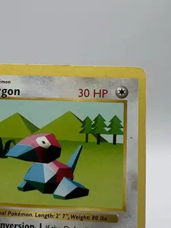 SHADOWLESS Porygon 39/102 Pokemon TCG Card Vintage 1999 WOTC Base Set LP - Image 4