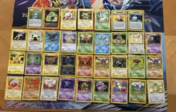 Vintage Pokemon Card Lot WOTC Kabutops Articuno Snorlax Fire - Image 1
