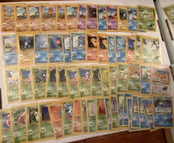240+ Vintage WOTC Pokemon Card Lot (Base set, Fossil, Jungle, Base Set 2) - Image 3