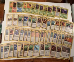 240+ Vintage WOTC Pokemon Card Lot (Base set, Fossil, Jungle, Base Set 2) - Image 4