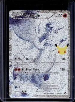 2021 Pokemon SWSH Celebrations Reshiram Classic Collection #113/114 - Image 1
