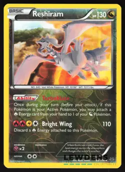 Reshiram - 63/108 - Holo Rare Reverse Holo - Roaring Skies - Pokemon Card - Image 1