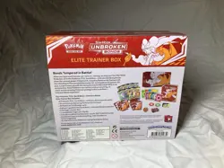 *OPEN NO PACKS* Pokemon Sun & Moon Unbroken Bonds Elite Trainer Box ETB Empty - Image 5