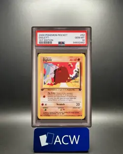 Diglett - 2000 Team Rocket 🔥 1st Edition PSA 10 🔥 GEM Vintage Pokemon B20 - Image 1