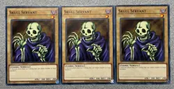 Skull Servant LOB-EN004 (x3) Common Unlimited Edition NM - Image 1