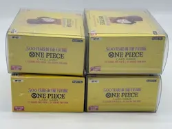 Lot of (4) One Piece TCG EN OP-07 500 Years In The Future Booster Boxes SEALED - Image 5