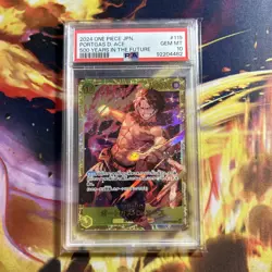 PSA 10 Portgas D Ace Op07-119 SEC One Piece 500 Years in the Future (#4) - Image 1
