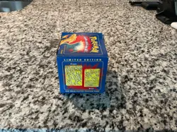 🔥*SEALED* Pokemon 1999 Burger King 23k gold plated card #06 Charizard Blue Box - Image 2