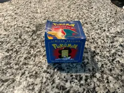 🔥*SEALED* Pokemon 1999 Burger King 23k gold plated card #06 Charizard Blue Box - Image 5