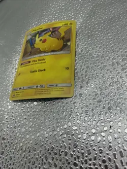 Pokemon Pikachu Promo SM157 Holo Card LP Black Star Promo - Image 1