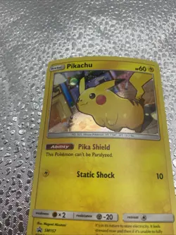 Pokemon Pikachu Promo SM157 Holo Card LP Black Star Promo - Image 4
