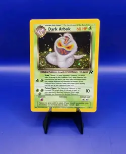 Dark Arbok 2/82 Team Rocket Set Holo Rare Pokemon Card Nintendo WOTC NM SWIRL - Image 1