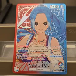 Nefeltari Vivi EB03-001 Alt Art Leader 5000 Power ONE PIECE Card English - Image 1