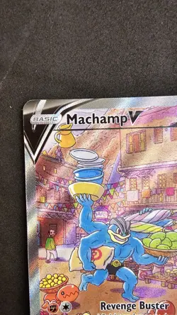 2022 Pokemon TCG Astral Radiance Machamp v Alternate Full Art Card 172/189 Mint - Image 2