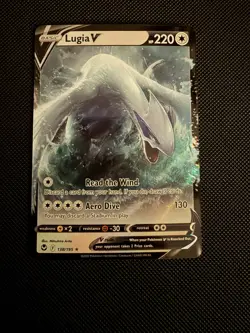 Pokemon Lugia v Full Art Holo Card 138/195 Sword & Shield Silver Tempest - Image 1