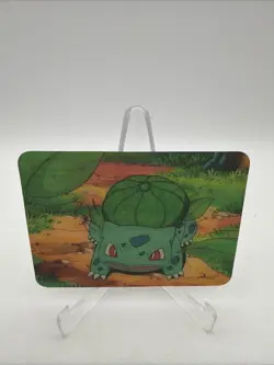 Pokemon Lenticular Bulbasaur Card - Viz Video Pioneer PIKA-0033D - 3D Promo - Image 1