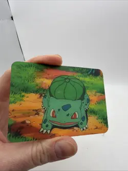 Pokemon Lenticular Bulbasaur Card - Viz Video Pioneer PIKA-0033D - 3D Promo - Image 2