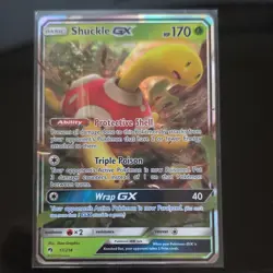 Shuckle GX 17/214 SM-Lost Thunder Ultra Rare Holo GX Basic Pokemon TCG Card - Image 1