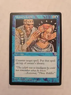 Memory Lapse - Mirage - MP - Common - Interrupt - MTG Magic - Image 1