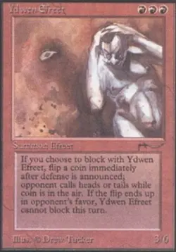 [1x] Ydwen Efreet Damaged, English Arabian Nights MTG Magic - Image 1
