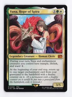 Yuna, Hope of Spira 0250 (M) MTG FINAL FANTASY (FIN) - Image 1