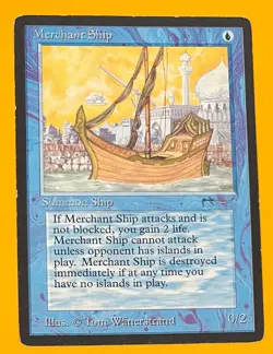 MTG MERCHANT SHIP Arabian Nights (OldManMTG 005-039) - Image 1
