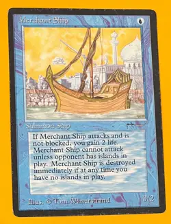 MTG MERCHANT SHIP Arabian Nights (OldManMTG 005-041) - Image 1