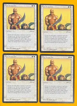 MTG EYE FOR AN EYE (x 4) Arabian Nights (OldManMTG 007-177) - Image 1