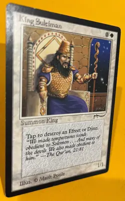 MTG KING SULEIMAN Arabian Nights (OldManMTG 007-185) - Image 3