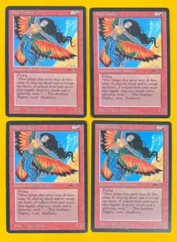 MTG BIRD MAIDEN (x 4) (Light) Arabian Nights (OldManMTG 007-589) - Image 1