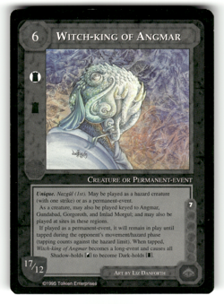 Middle Earth CCG - Witch-King of Angmar - Limited Edition - Tolkien Enterprise - Image 1