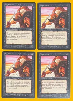 MTG ERG RAIDERS (x4) Arabian Nights (OldManMTG 011-660) - Image 1