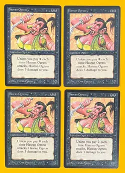 MTG HASRAN OGRESS (x4) (2 Dark/2 Light) Arabian Nights (OldManMTG 011-668) - Image 1