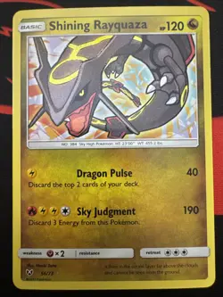 Shining Rayquaza 56/73 - Pokemon Shining Legends Holo Rare NM Near Mint - Image 1