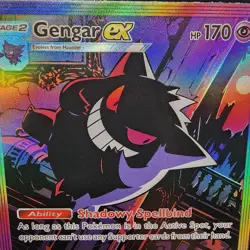 Pokemon Gengar Pocket TCG Holo With Texture Read Description - Image 3
