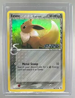 Eevee 2005 Pokemon EX Delta Species #68 Reverse Holo - Image 1