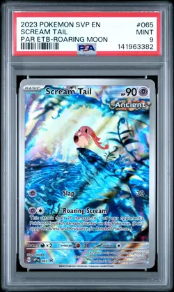 2023 POKEMON SVP EN-SV BLACK STAR PROMO #065 SCREAM TAIL PSA 9 - Image 1