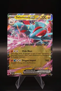 Salamence ex 114/159 Sv09: Journey Together Holo Pokemon - Image 1