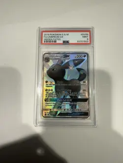 2019 POKEMON SUN & MOON HIDDEN FATES SV69 UMBREON GX SV69/SV94 PSA 9 - Image 3
