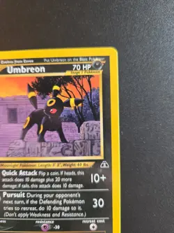 Pokemon: Umbreon #32/75 Rare Non-holo Neo Discovery 2001 Vintage - LP - Image 4