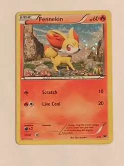 Pokemon TCG Fennekin 3/12 McDonald's Promo Holo Lightly Played - Image 1