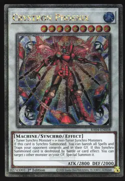 Crystron Phoenix - RA04-EN058 - Quarter Century Secret Rare - Yugioh - Image 1