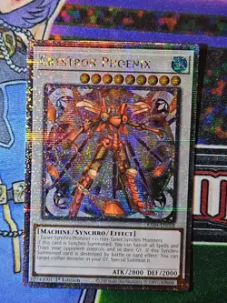 Crystron Phoenix (Quarter Century Secret Rare) RA04-EN058 1st Edition NM - Image 1